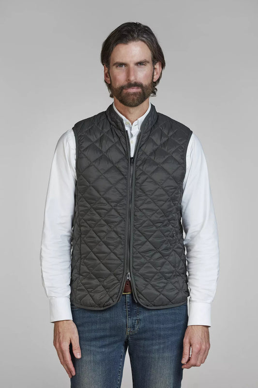 COREDO QUILTED VEST - DEEP FOREST