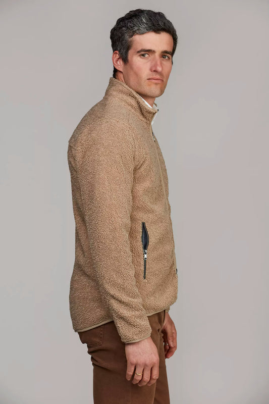 PILE FLEECE JACKET - MOLE