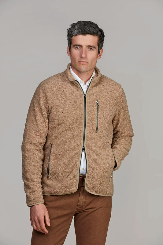 PILE FLEECE JACKET - MOLE