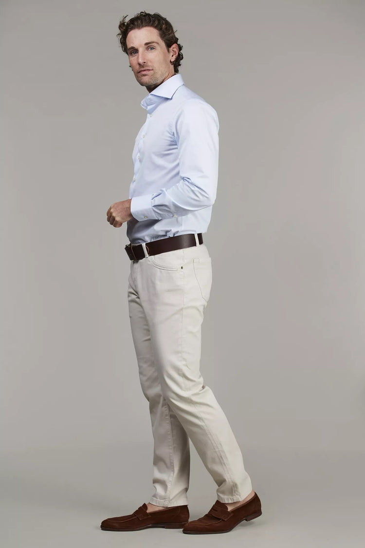 5-PKT CUT'N SEW PAN OXFORD - IRISH WHITE 12