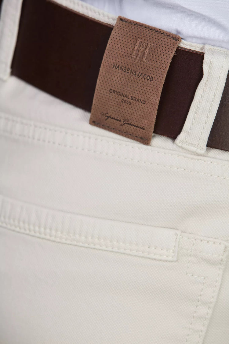 5-PKT CUT'N SEW PAN OXFORD - IRISH WHITE 12