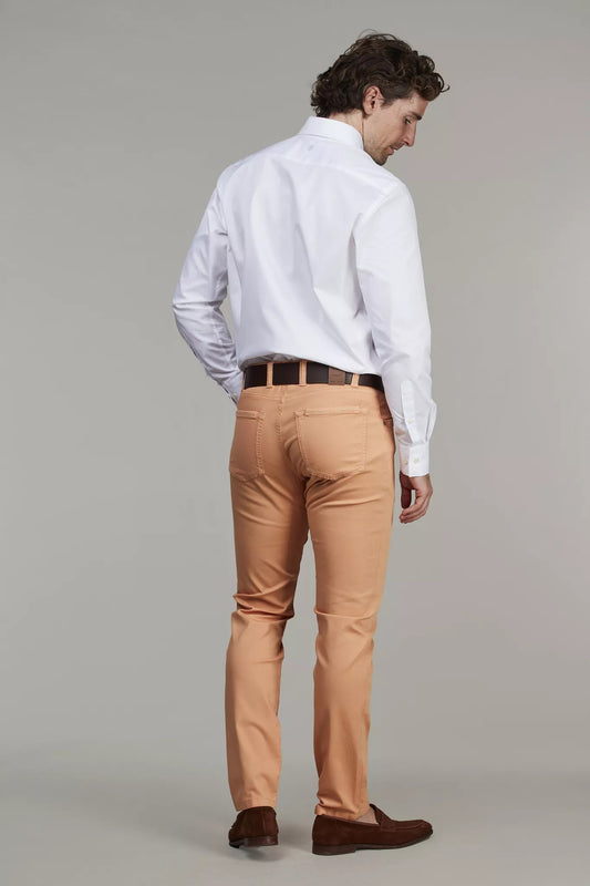 5-PKT CUT'N SEW PAN OXFORD - LT ORANGE 26