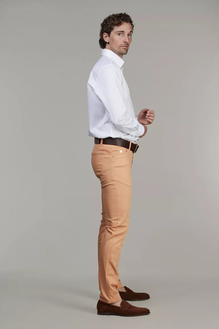 5-PKT CUT'N SEW PAN OXFORD - LT ORANGE 26
