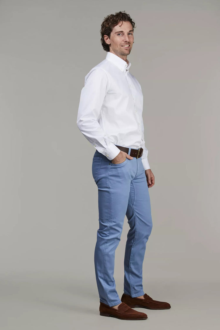 5-PKT CUT'N SEW PAN OXFORD - BLUE 44