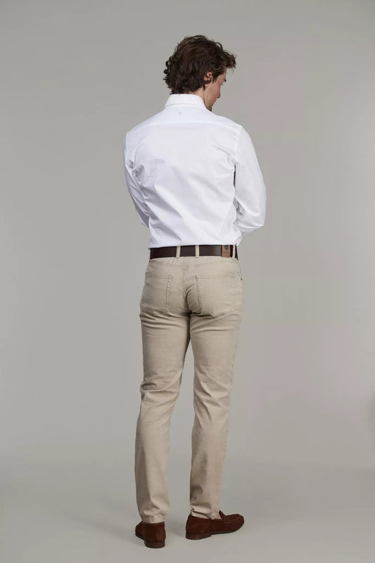 5-PKT LINO PRINT - BEIGE 16