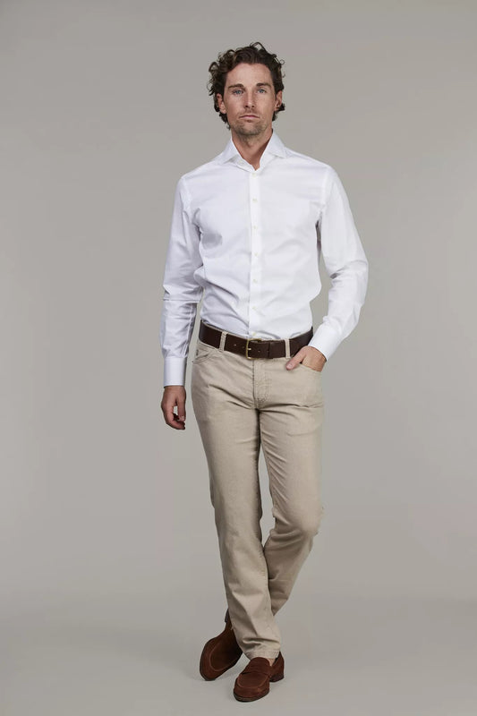 5-PKT LINO PRINT - BEIGE 16