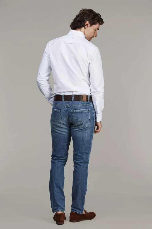 5-PKT ANNIVERSARY DENIM - MID BLUE 45