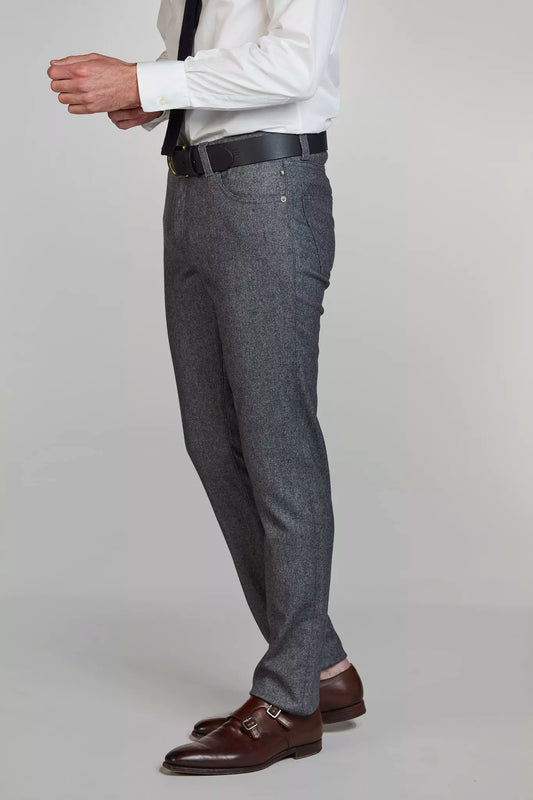 5-PKT MERANO CASHMERE BLEND - GREY 06