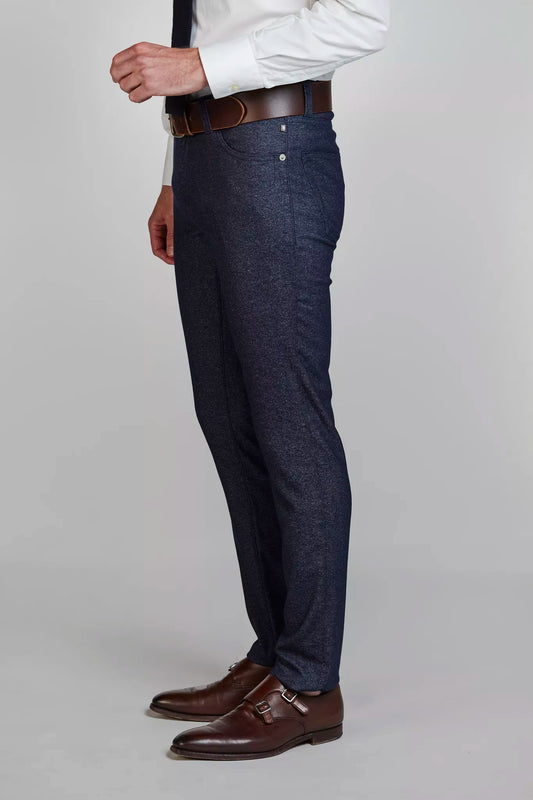 5-PKT MERANO CASHMERE BLEND - DARK BLUE 47