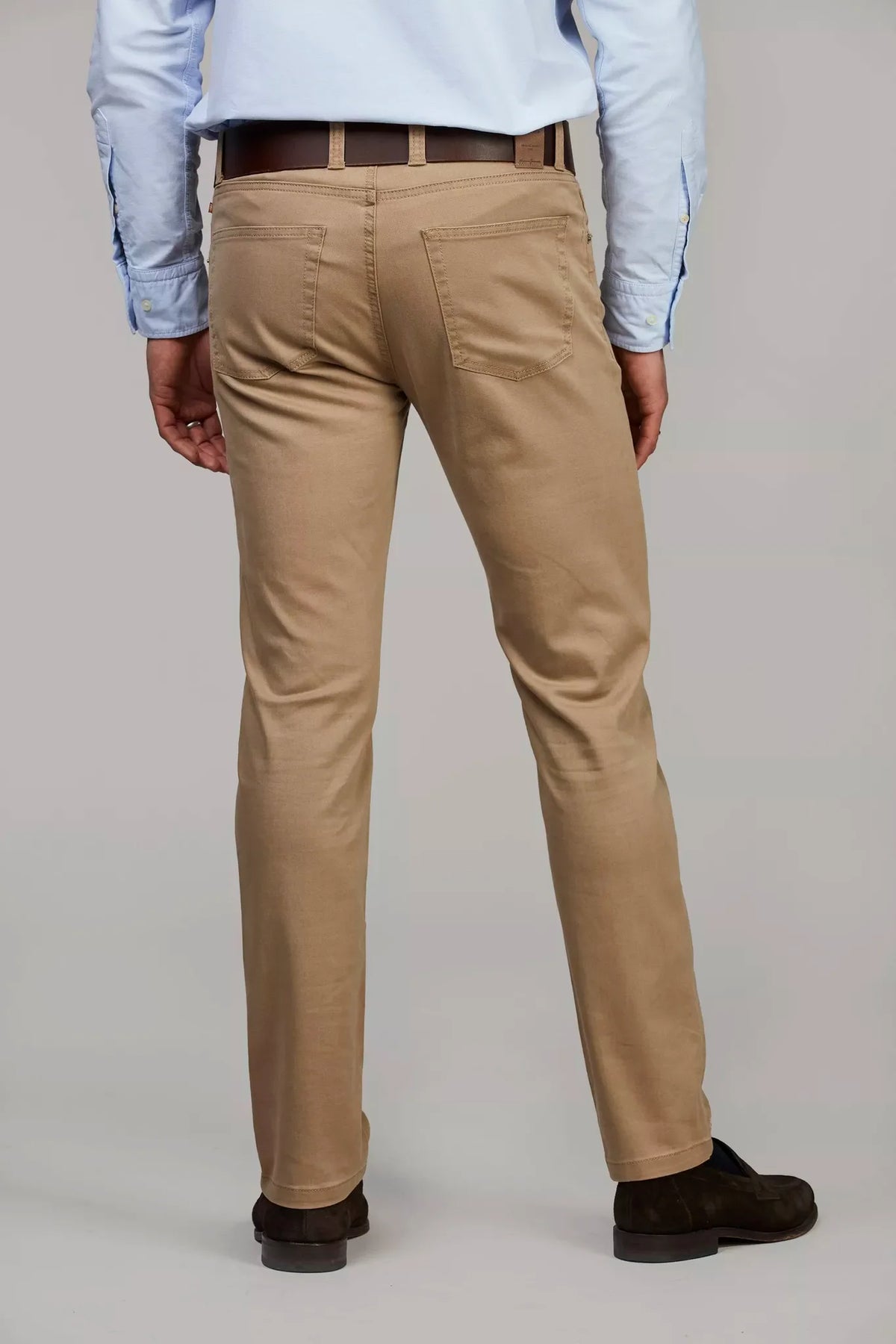 Hansen & Jacob 5-pkt Silk Touch Okado chinos i sand