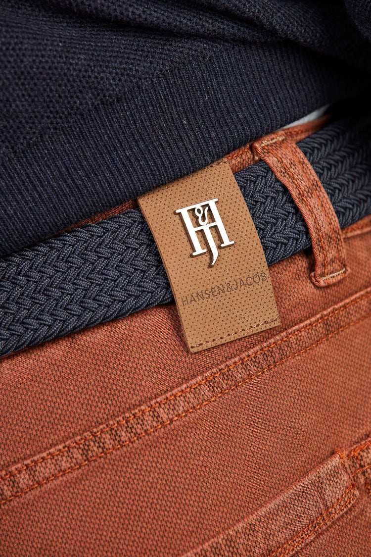 5-PKT CUT'N SEW BORMIO PRINT - DARK ORANGE