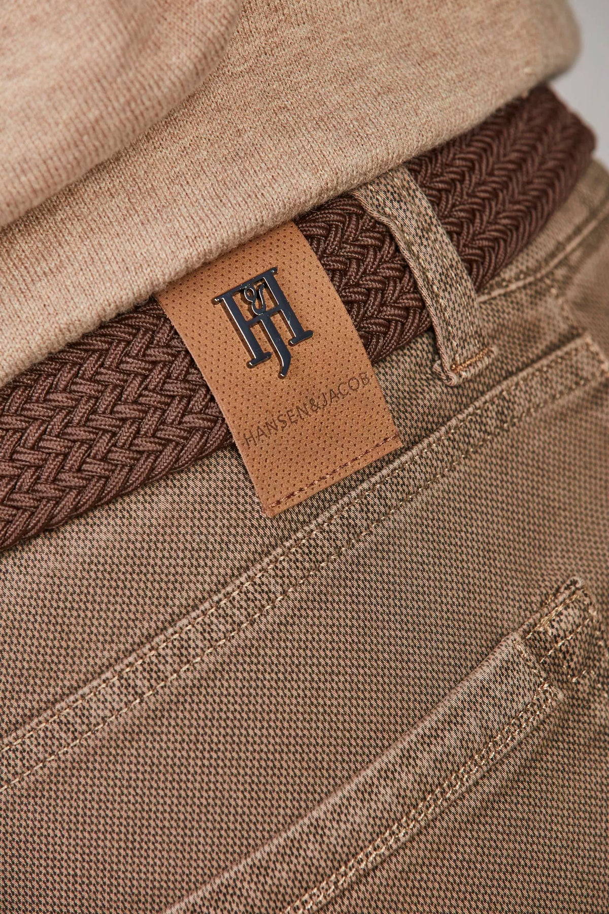 5-PKT CUT'N SEW BORMIO PRINT - DARK BEIGE 61