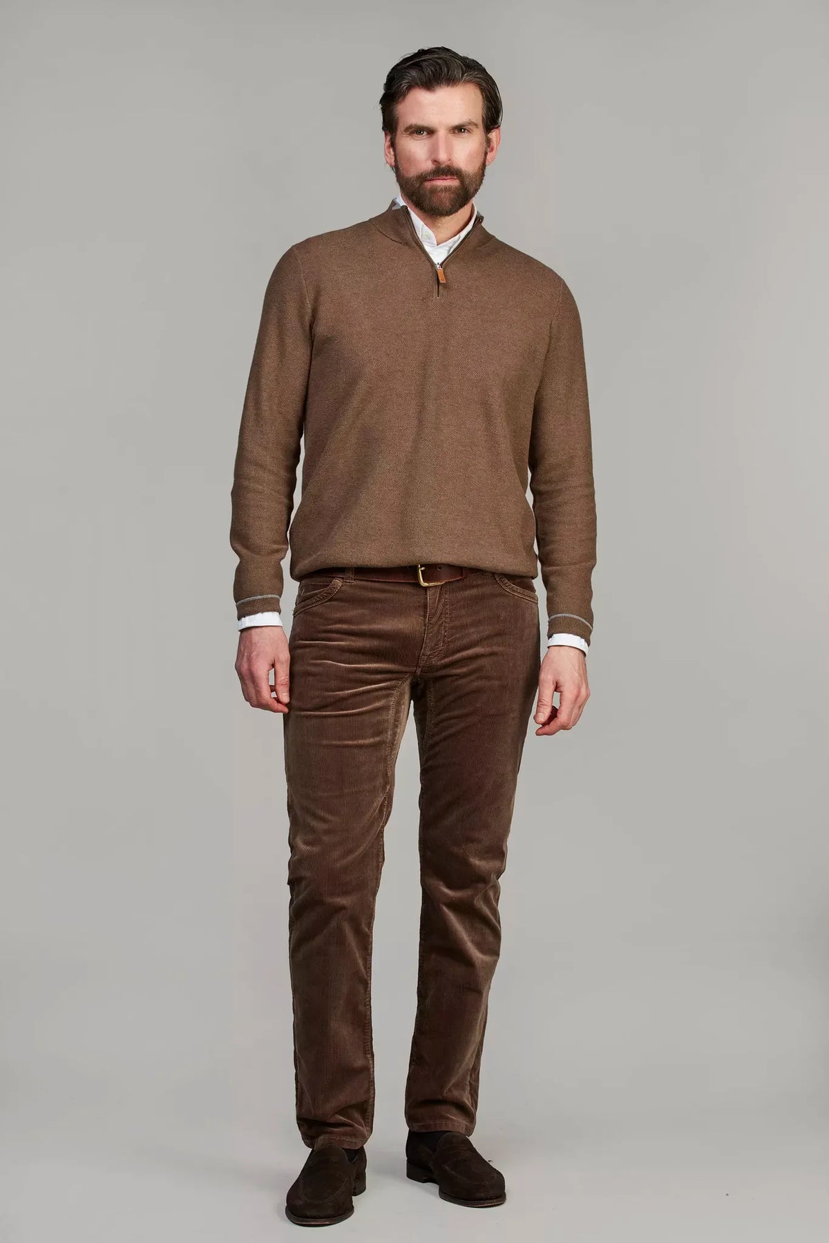 Hansen & Jacob 5-PKT CUT'N SEW ENSO CORD manchesterbyxor i ljusbrun