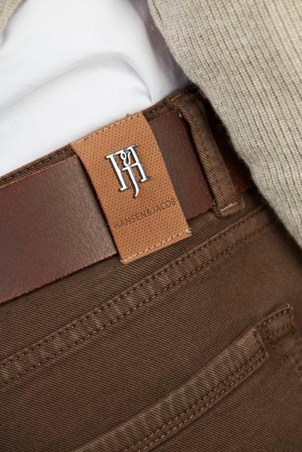 Hansen & Jacob bruna chinos i twill