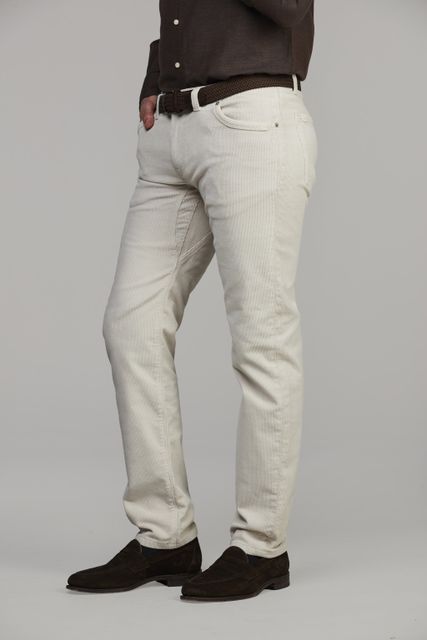 5-PKT CUT'N SEW CLASSIC CORD - IRISH WHITE 12