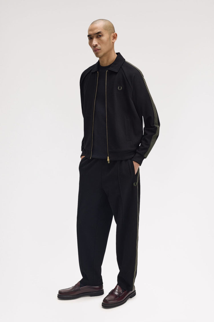 TENNIS GRIP TAPED TRK JKT - 102 Black