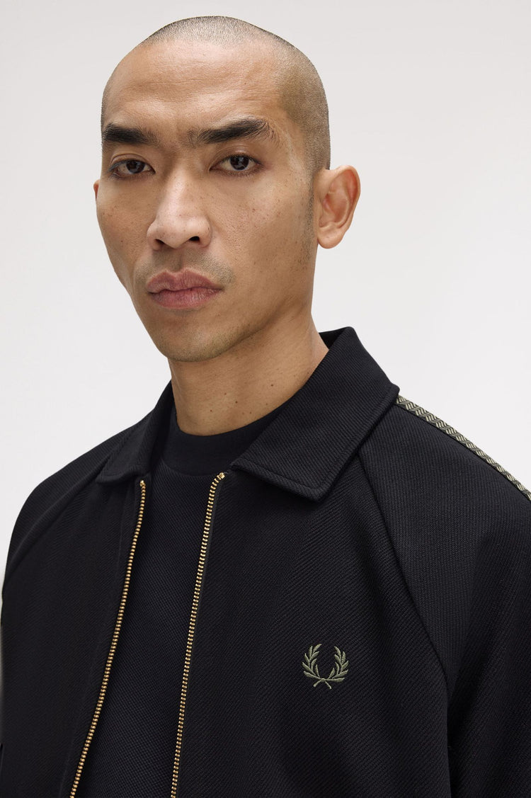 TENNIS GRIP TAPED TRK JKT - 102 Black