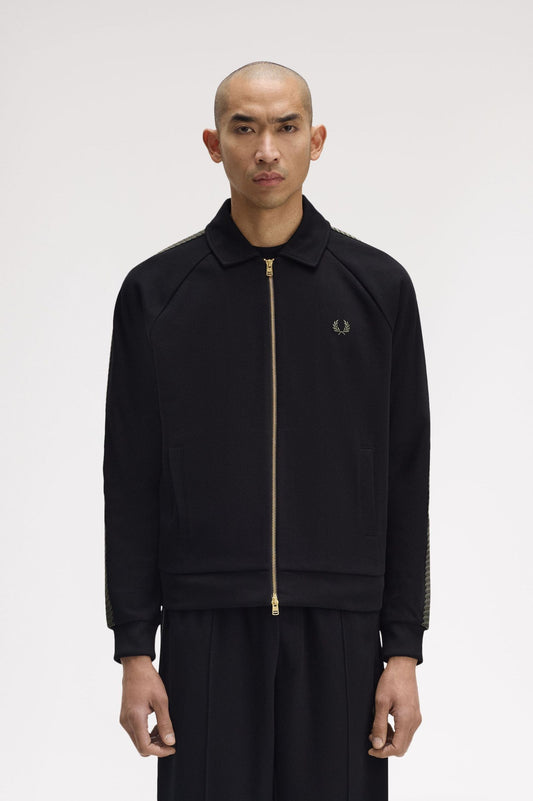 TENNIS GRIP TAPED TRK JKT - 102 Black