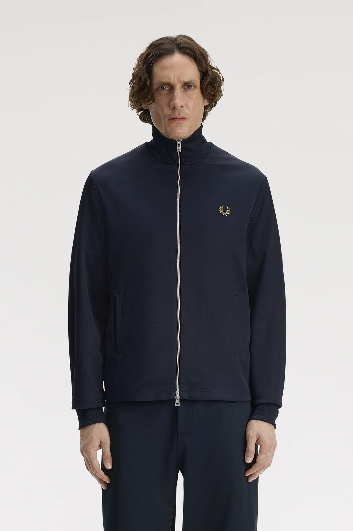 Woven Tape Track Jacket - 608 Navy – bild 1