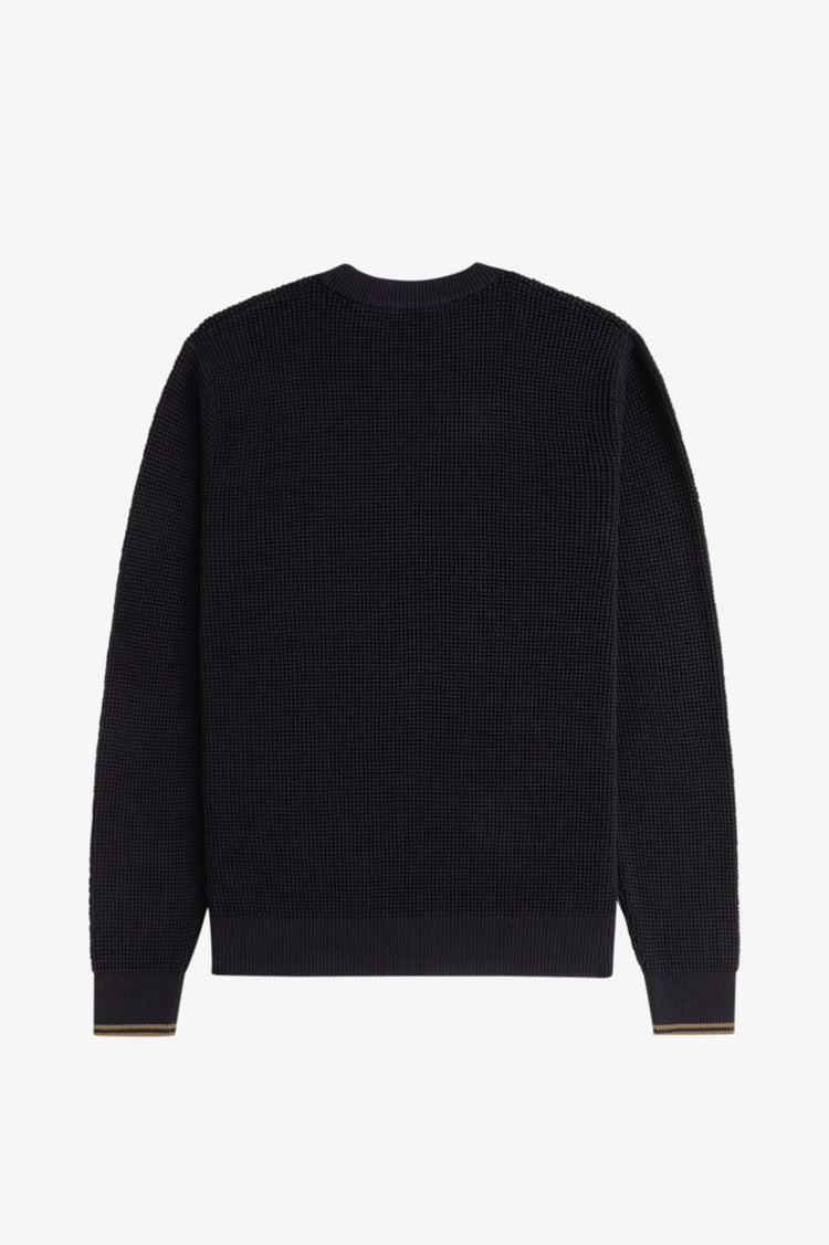 Waffle Jumper - Black