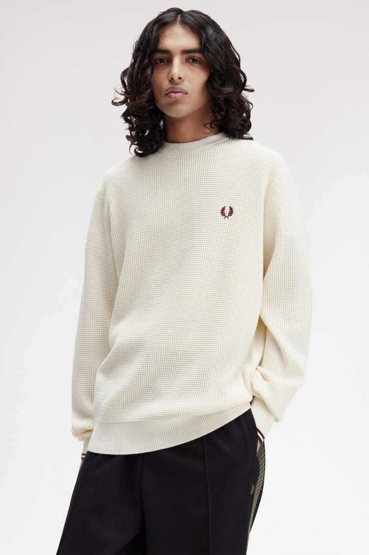 Waffle Jumper - Ecru