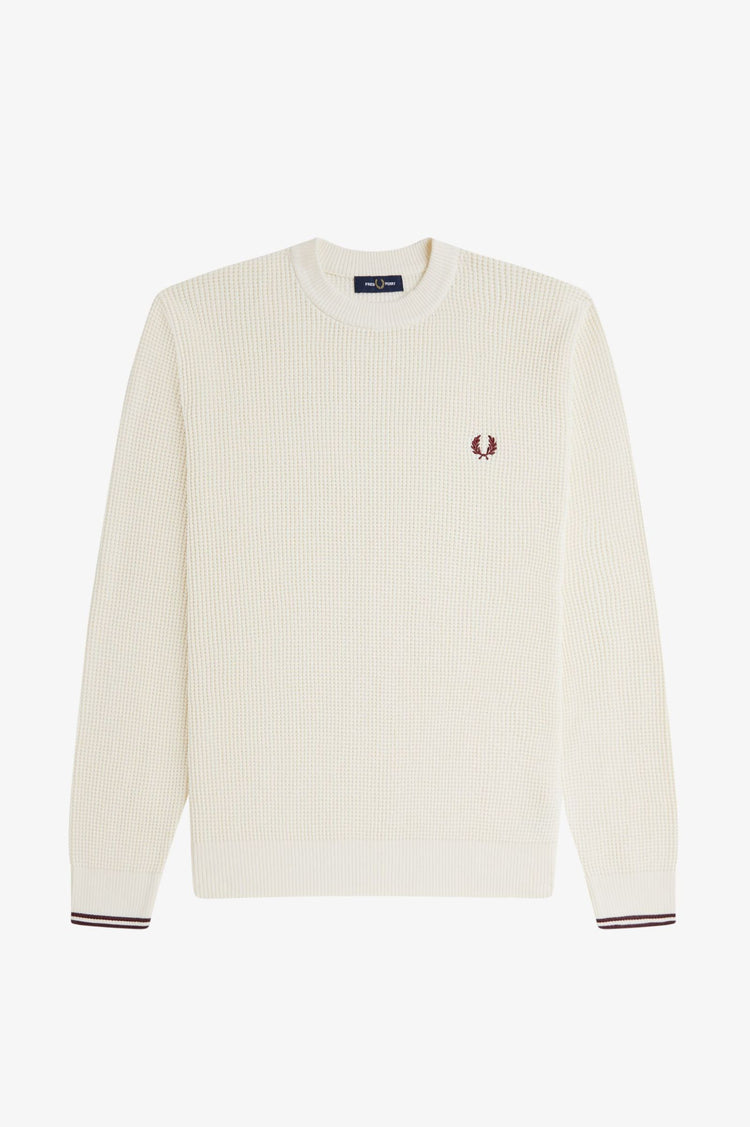 Waffle Jumper - Ecru