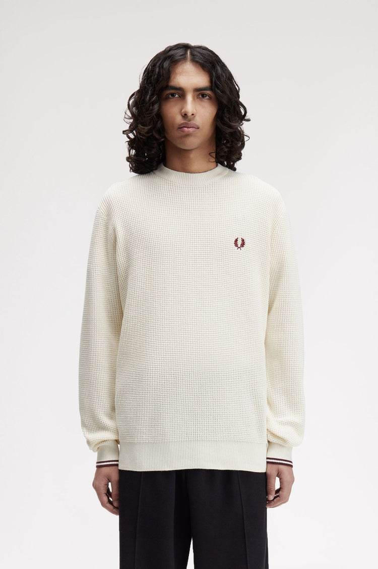 Waffle Jumper - Ecru