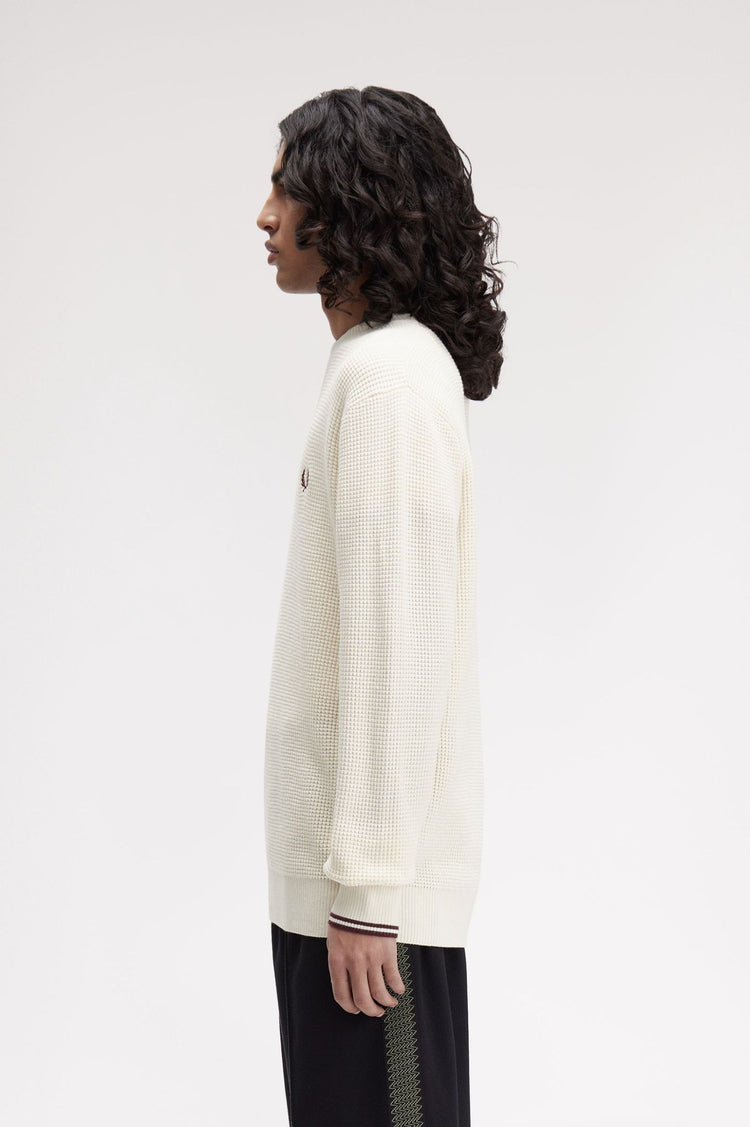 Waffle Jumper - Ecru