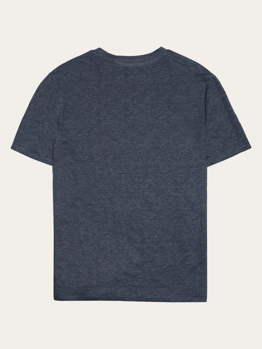 Linen t-shirt - 1226 Vintage Indigo