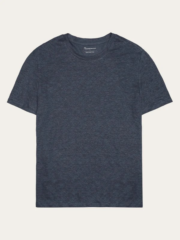 Linne t-shirt - Indigo