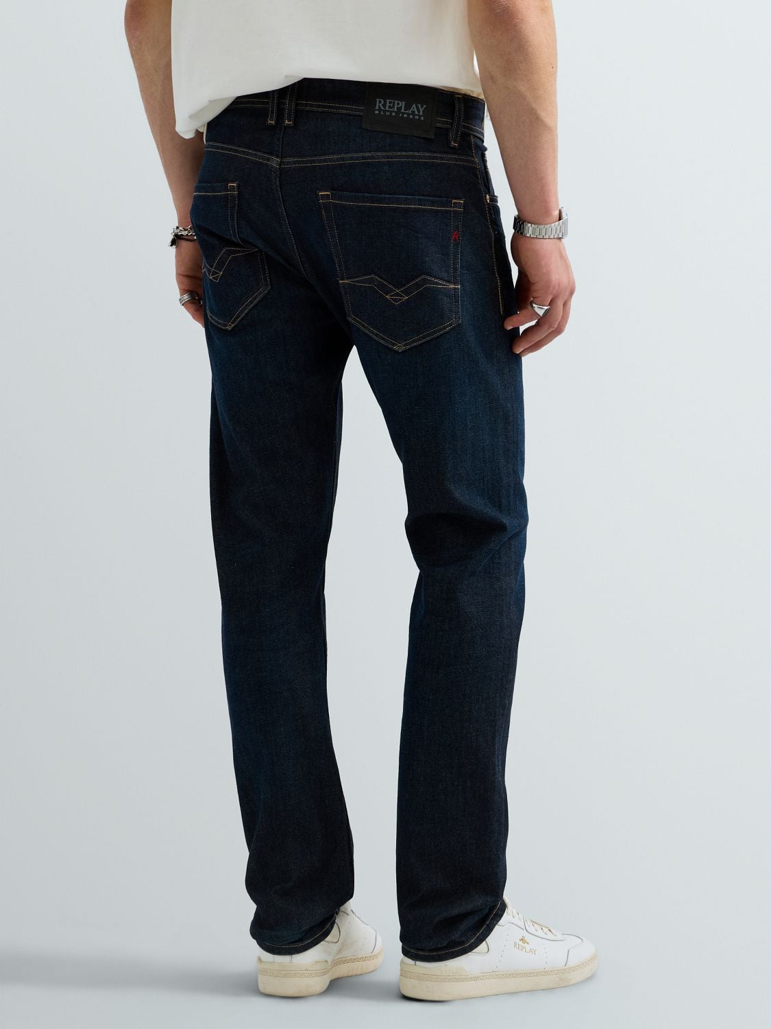 Rocco comfort fit-jeans - Mörkblå – bild 3