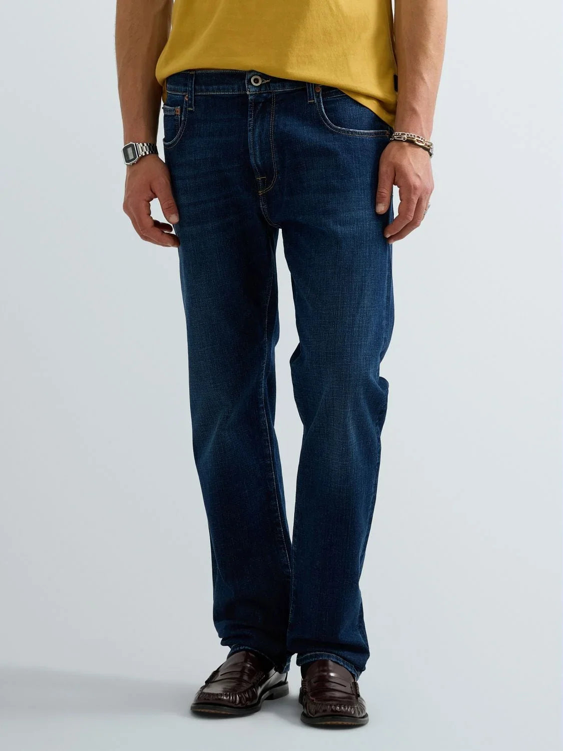 Replay Aideen mörkblå straight fit-jeans herr