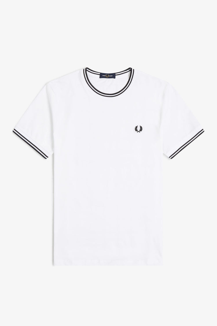 TWIN TIPPED T-SHIRT - 100 White