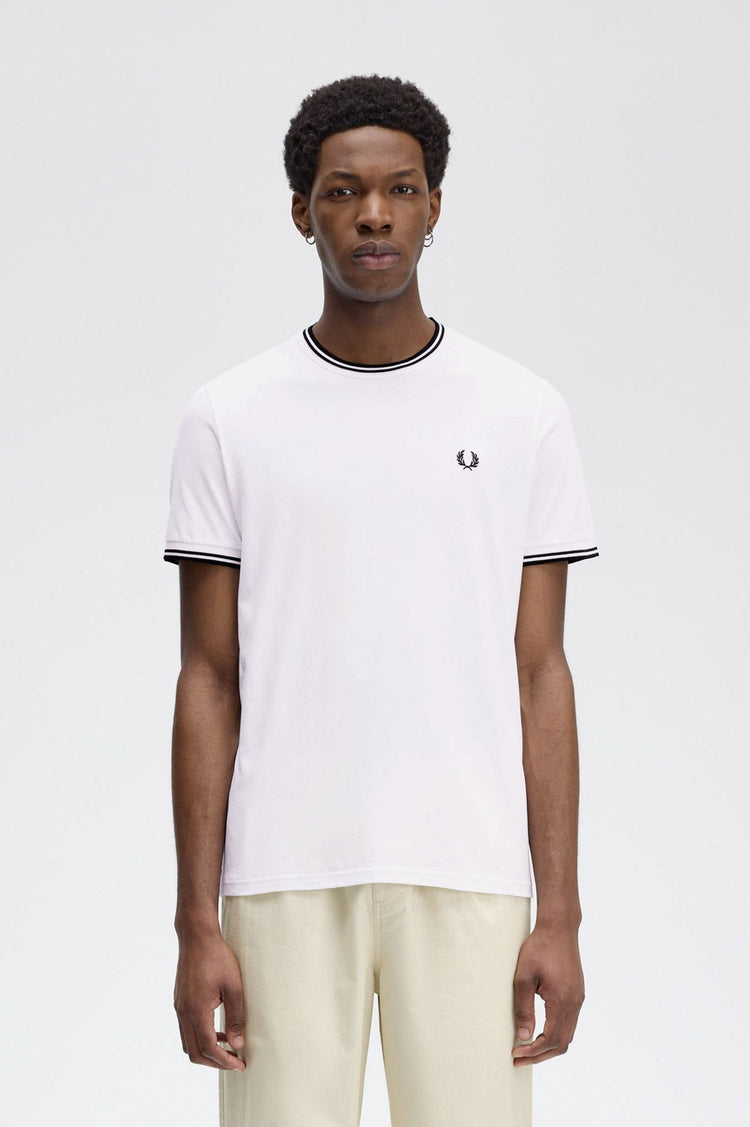 TWIN TIPPED T-SHIRT - 100 White