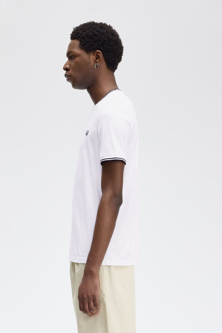 TWIN TIPPED T-SHIRT - 100 White