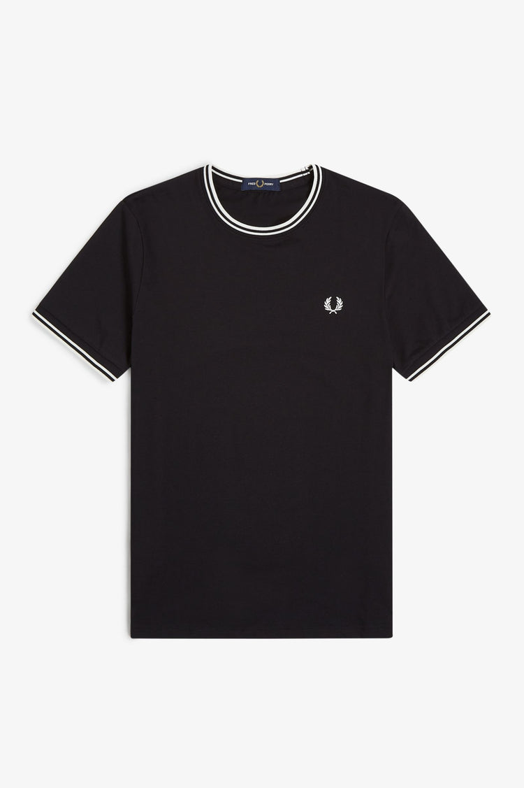 TWIN TIPPED T-SHIRT - Black