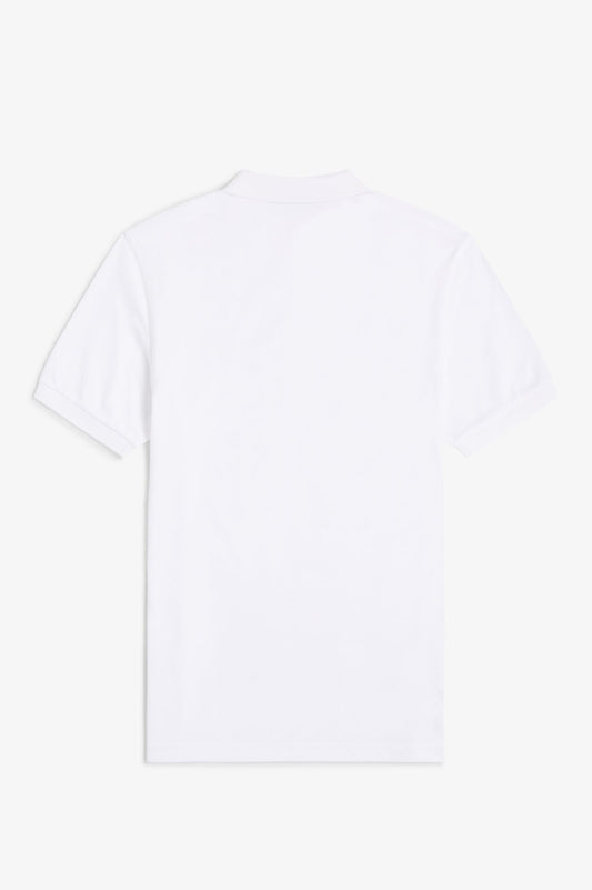PLAIN FRED PERRY SHIRT - 100 White