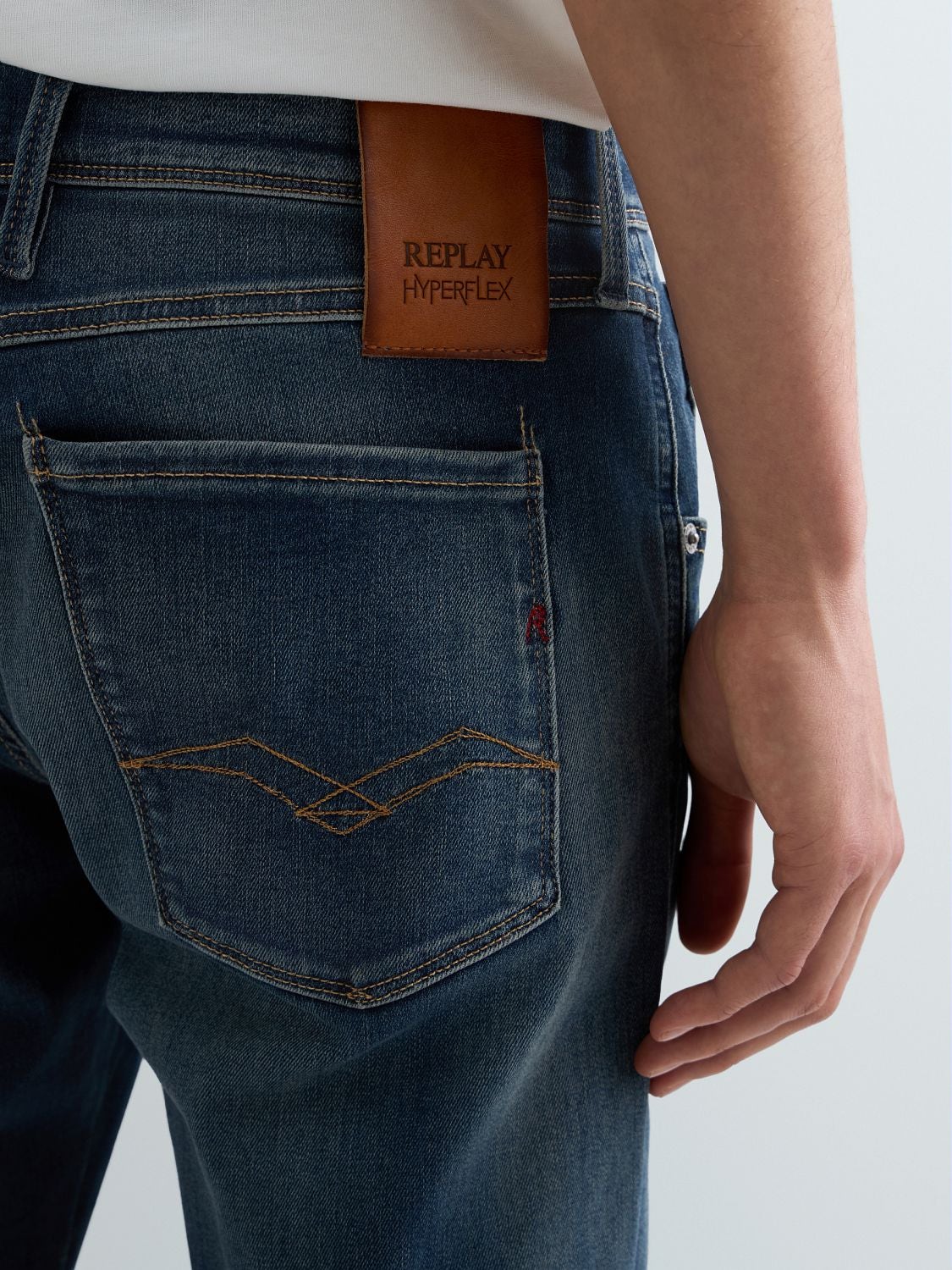 Anbass slim fit-jeans - Mörkblå (M914E.661 604) – bild 7