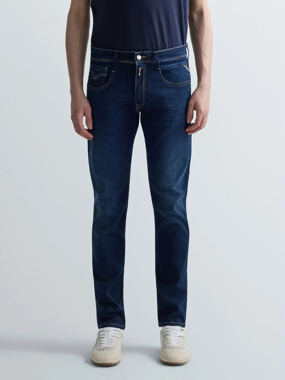 Replay Anbass slim fit-jeans mörkblå