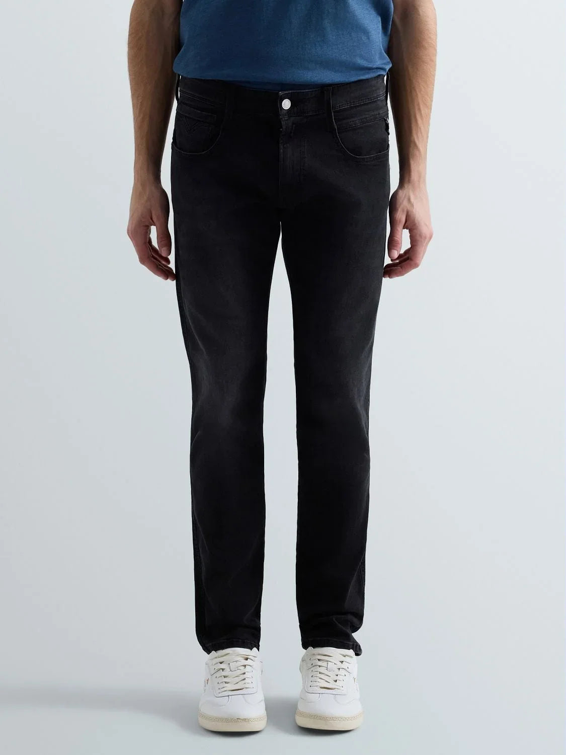 Replay Anbass slim fit-jeans mörkgrå