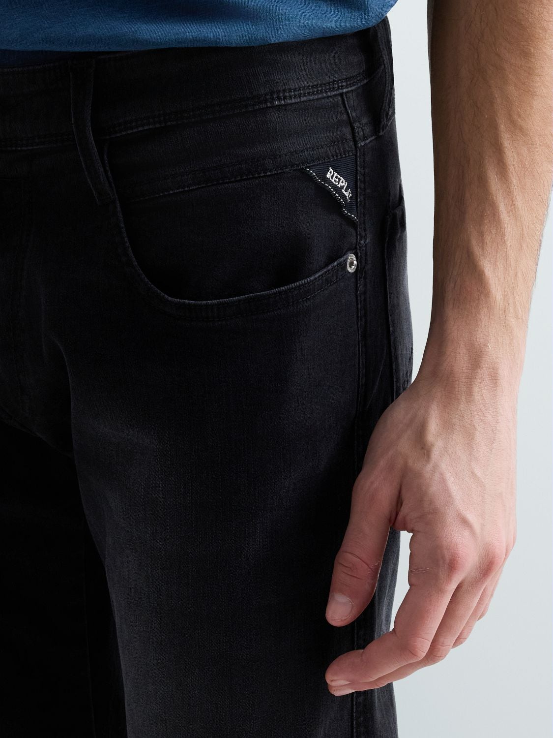 Anbass slim fit-jeans - Mörkgrå (M914.103 C36) – bild 5