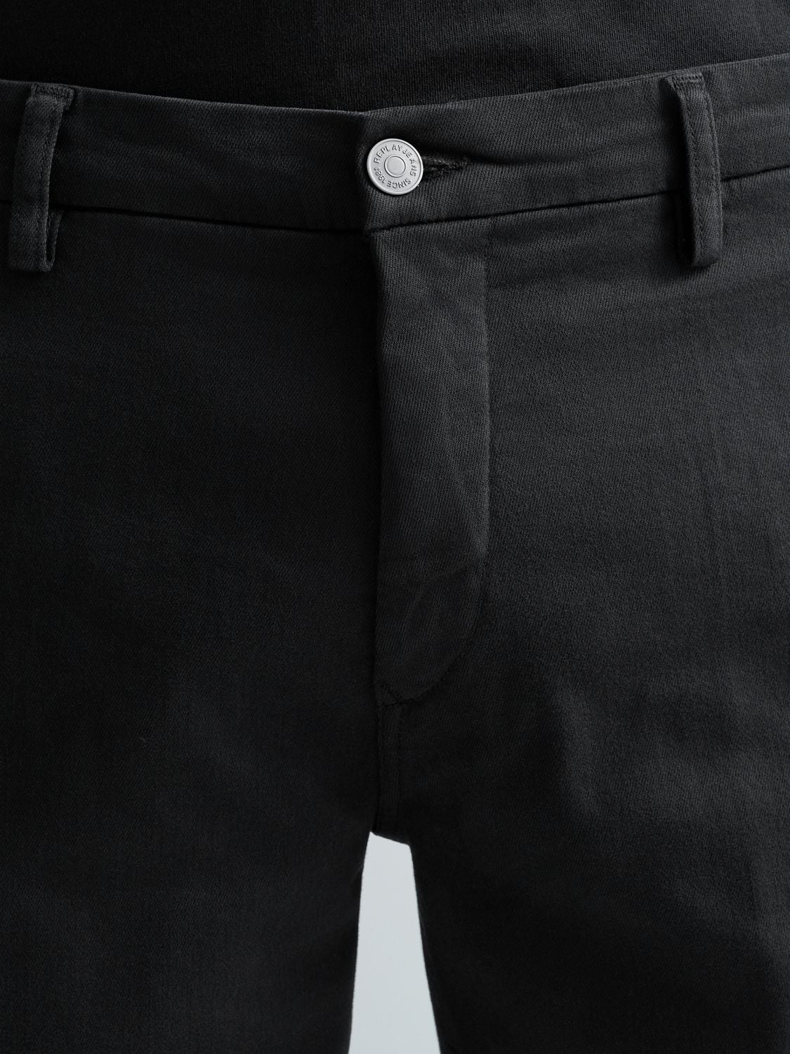Benni regular fit-chinojeans - Svart – bild 6