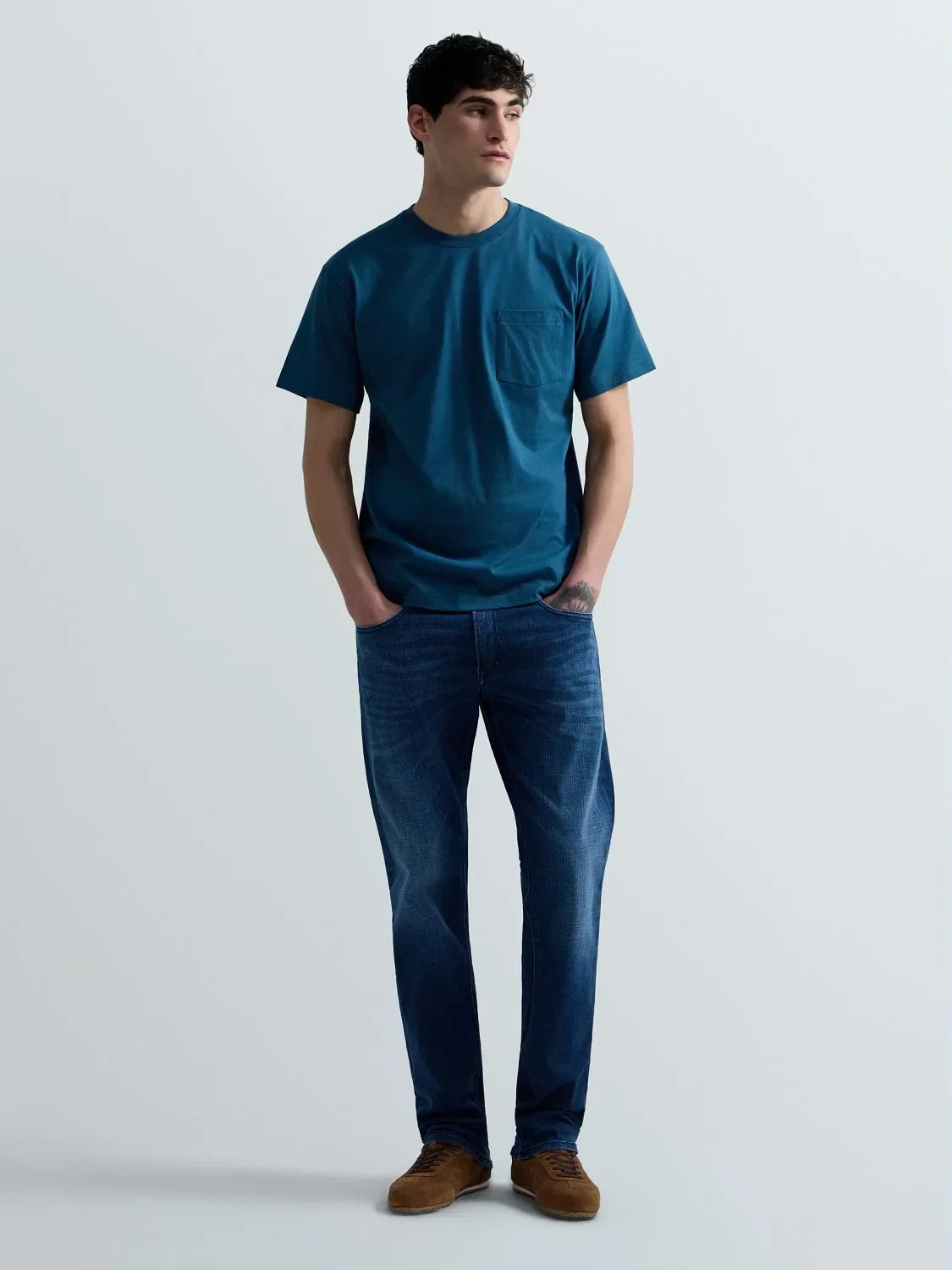 Replay Grover 009 medium blue jeans för herr