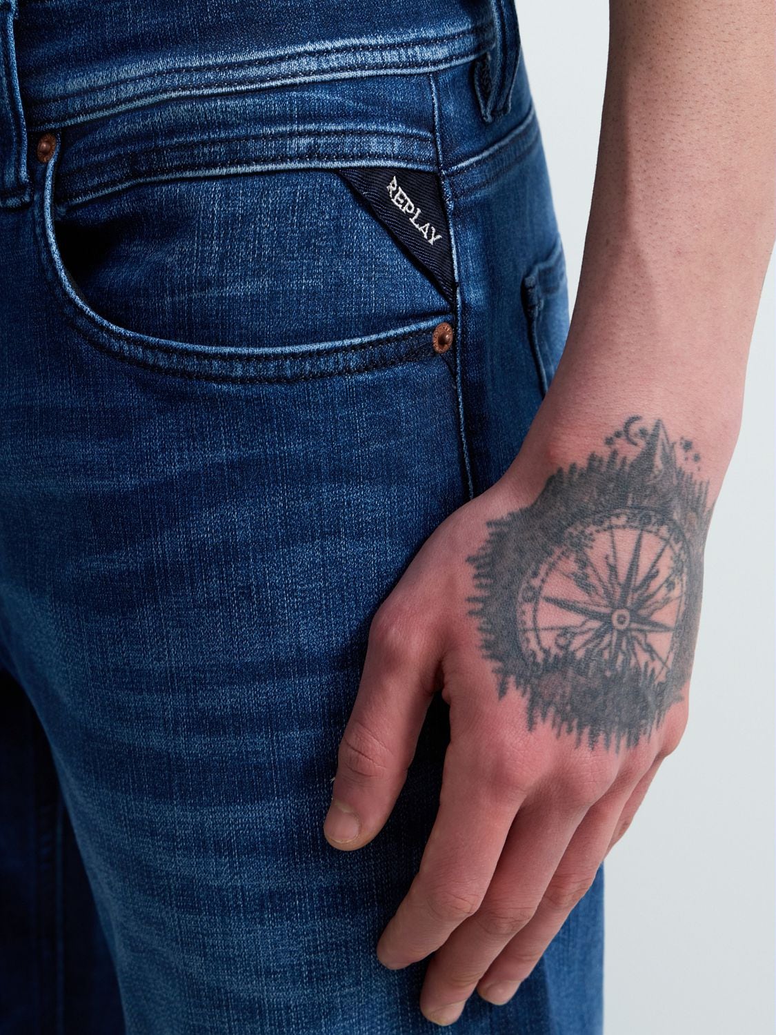 Grover straight fit-jeans - Mellanblå (MA972Z.661 124) – bild 5