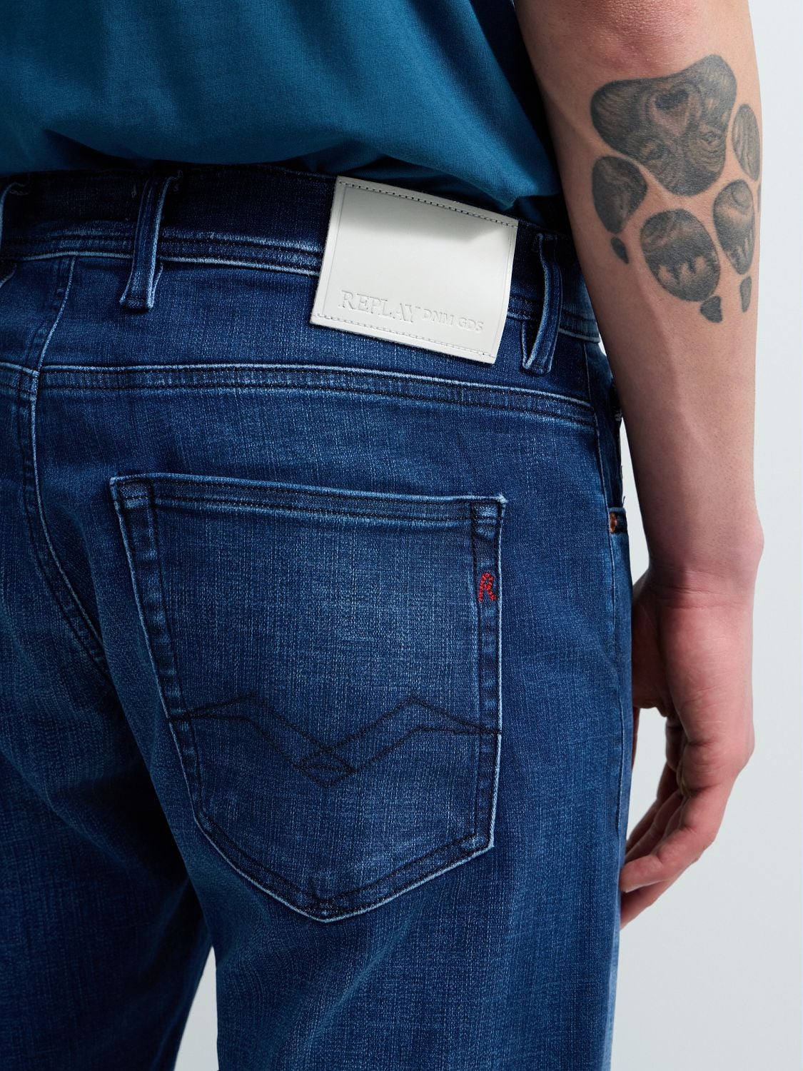 Grover straight fit-jeans - Mellanblå (MA972Z.661 124) – bild 6