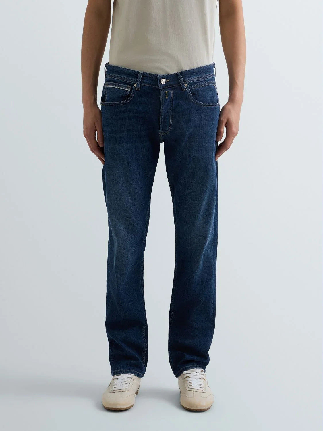 Replay Grover 007 mörkblå jeans för herr