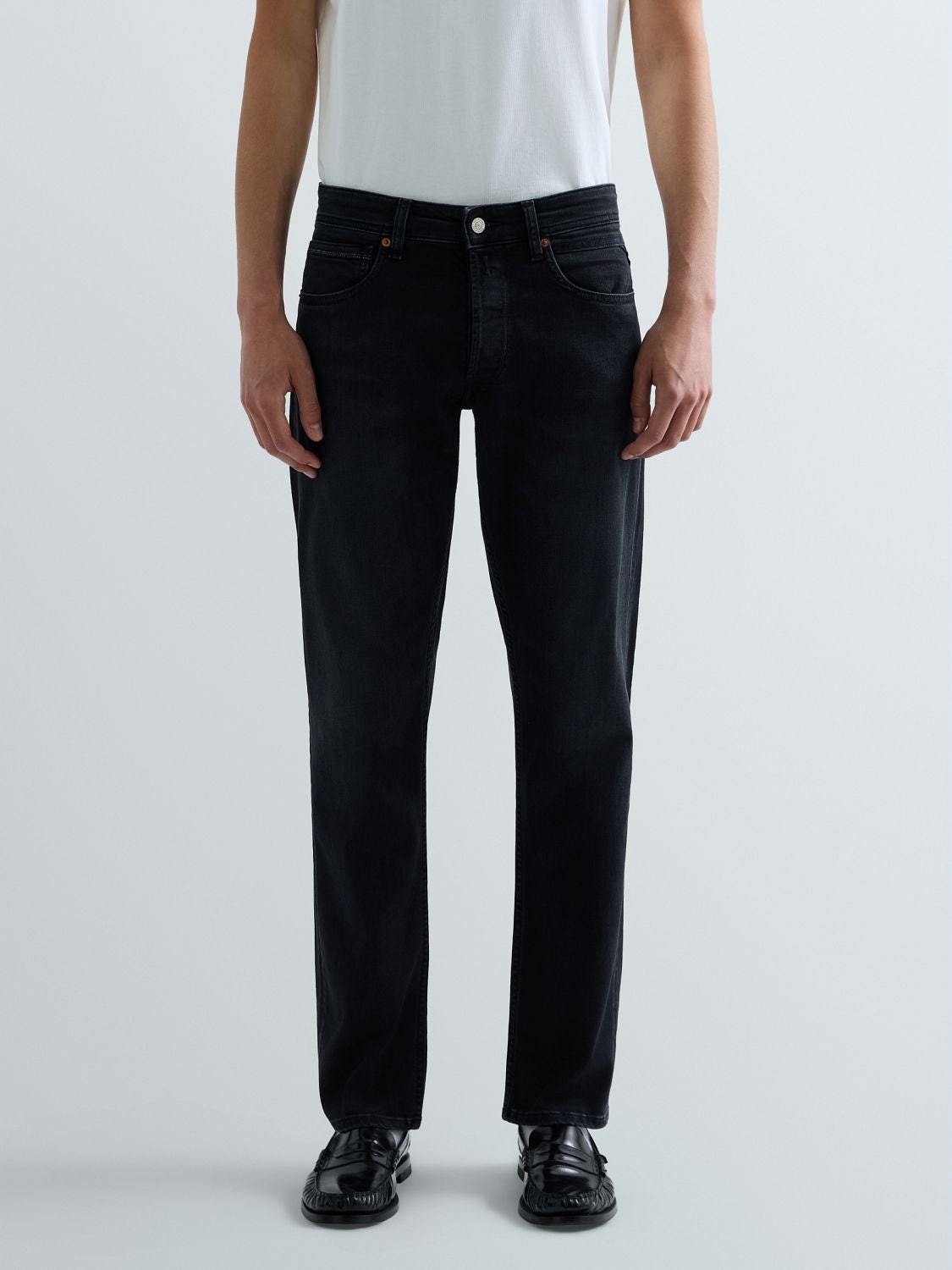 Grover straight fit-jeans - Svart delavé (MA972.573B914) – bild 2