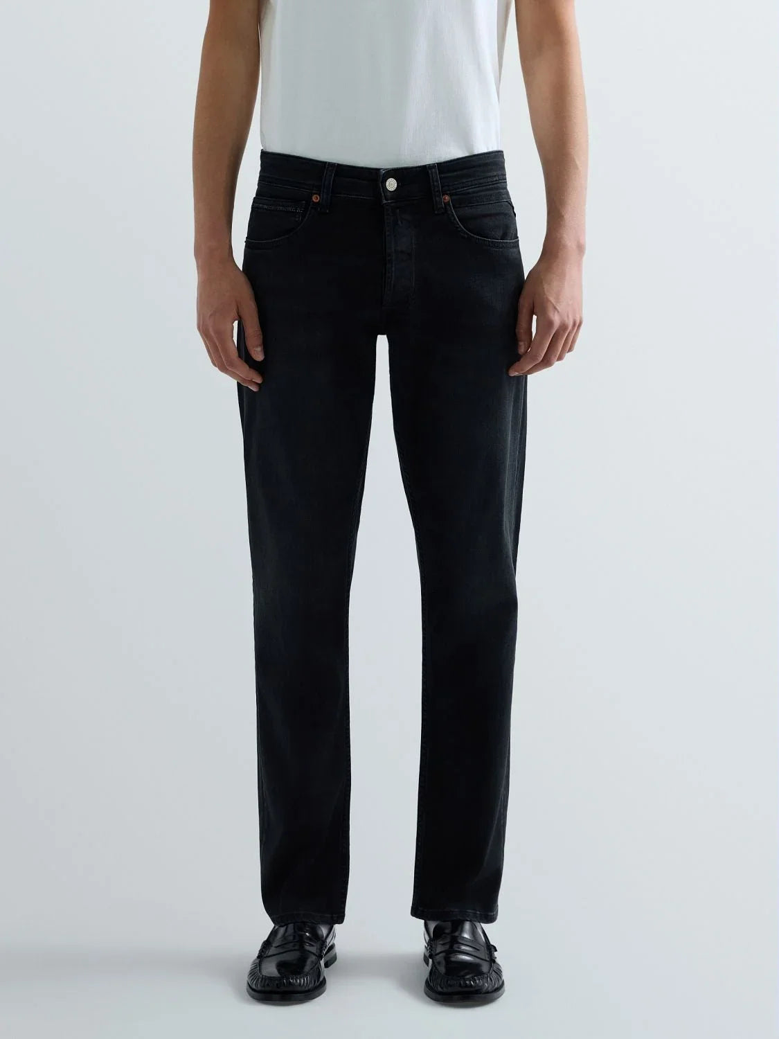Replay Grover 099 black delavé svarta jeans herr