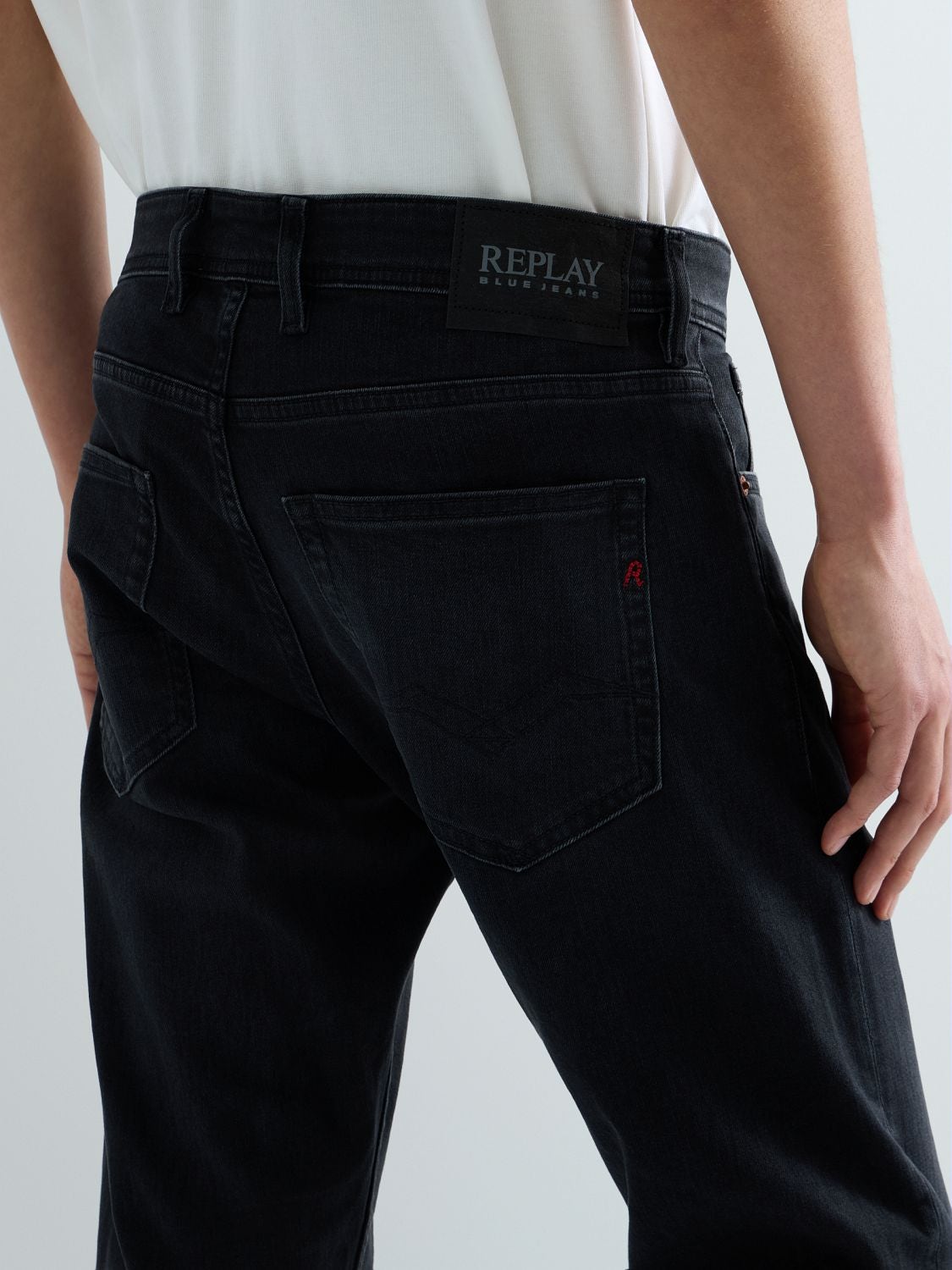Grover straight fit-jeans - Svart delavé (MA972.573B914) – bild 5