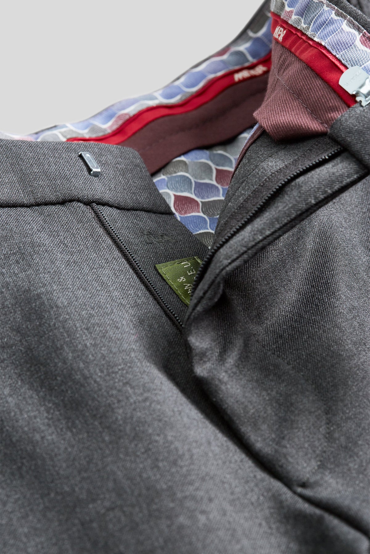 Roma Premium Soft Twill Byxor - Mellangrå – närbild